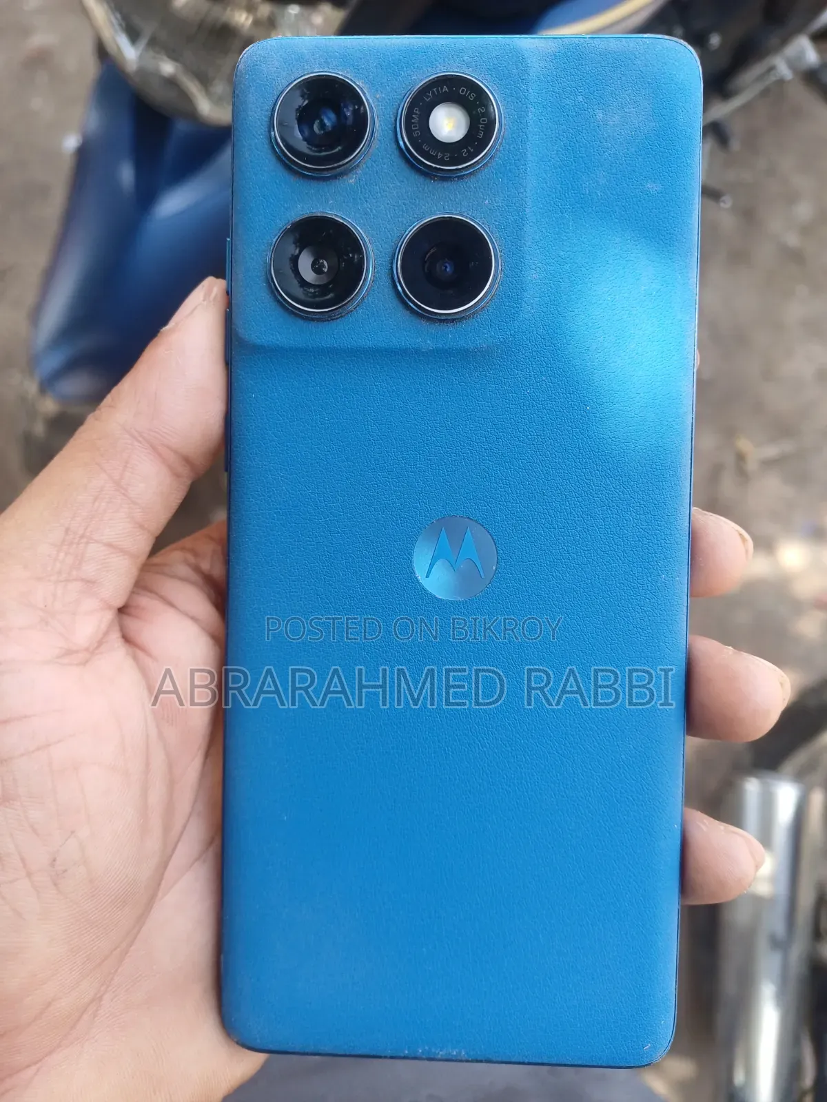 মোটোরোলা এজ ৬০ ফিউশন ২৫৬ জিবি নীল
