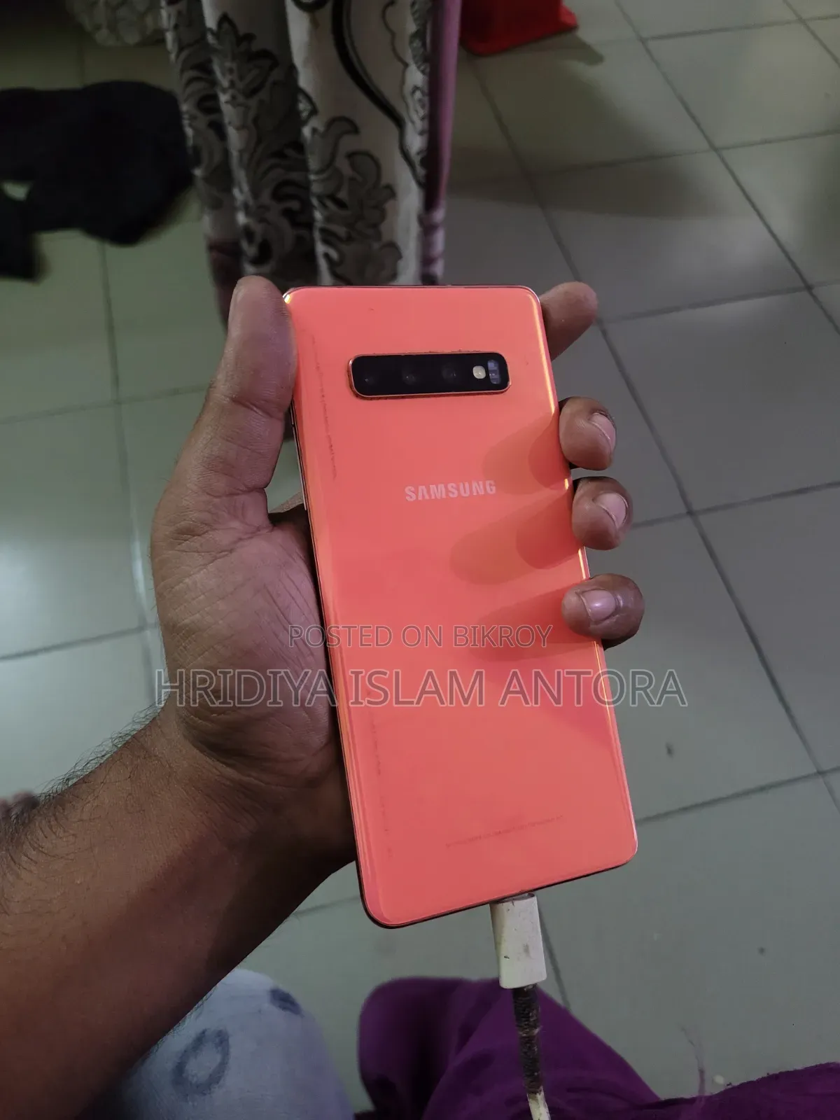 স্যামসাং গ্যালাক্সি এস১০ ১২৮ জিবি রোজ গোল্ড
