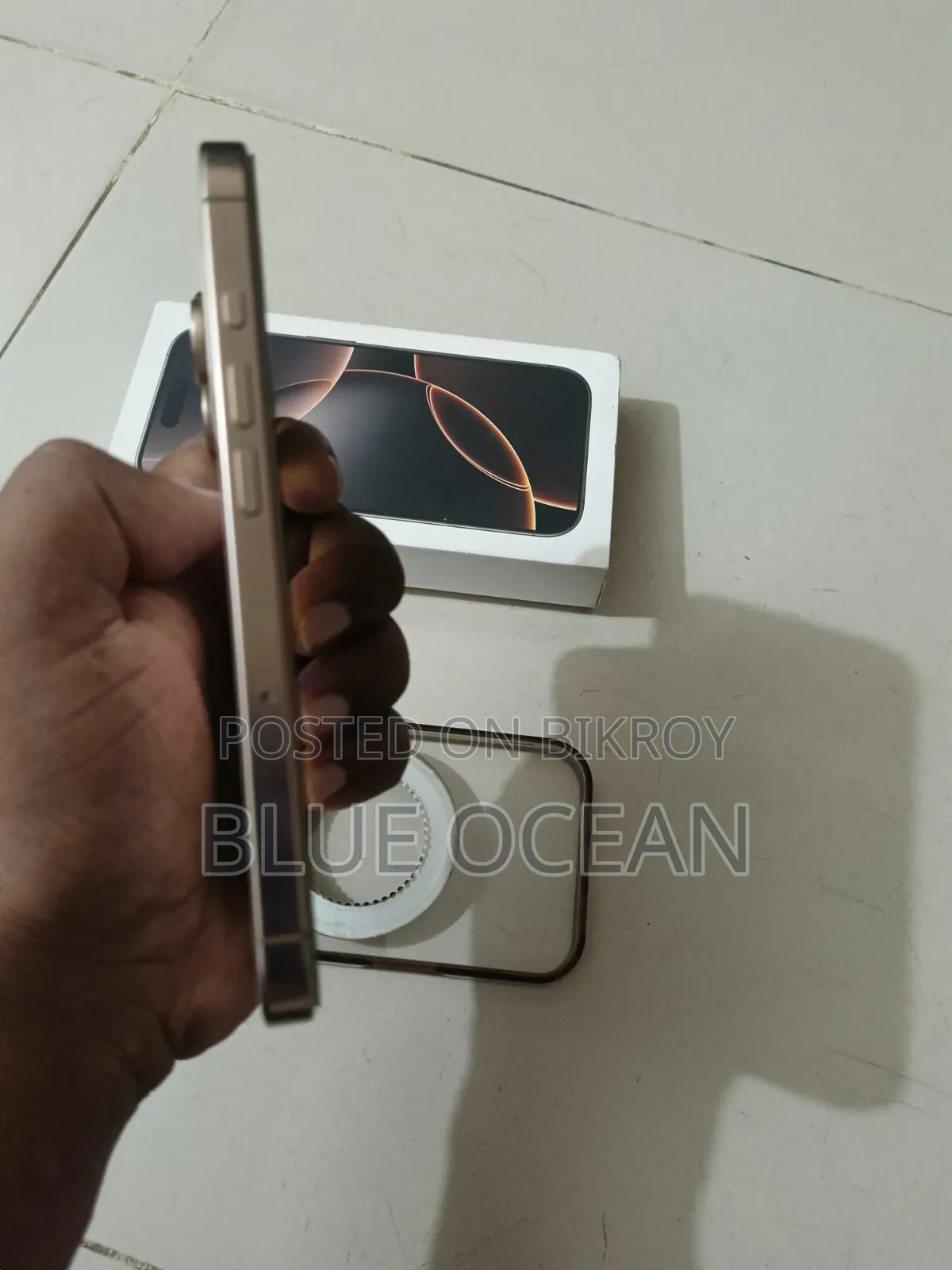 অ্যাপল আইফোন ১৬ প্রো ১২৮ জিবি রোজ গোল্ড