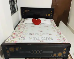 Heavy Strong Malaysian Wood Bed for Sale