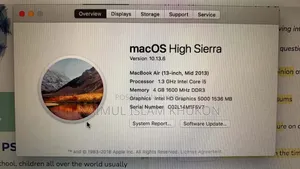 Laptop Apple MacBook 2013 4GB Intel Core i5 SSD 128GB