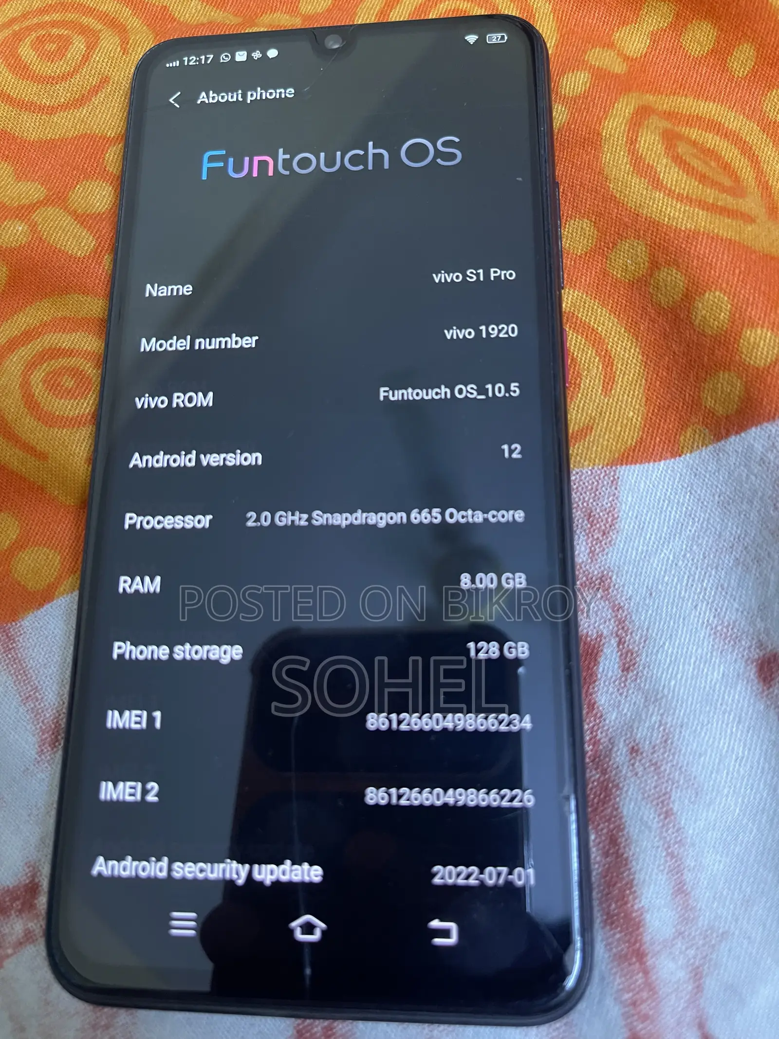 Vivo S1 Pro 128 GB Black