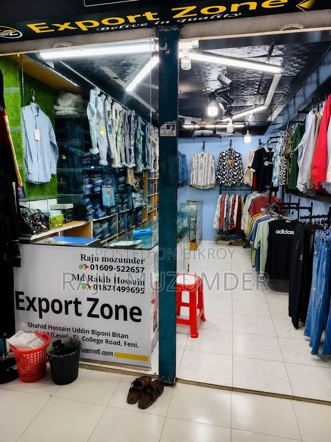 Shop for Rent at Feni Shahid Market