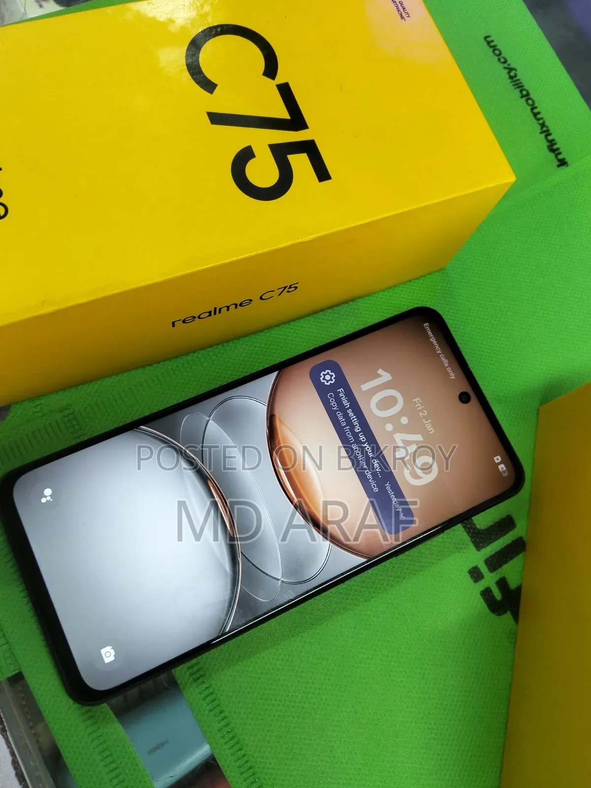 Realme C75 128 GB Black