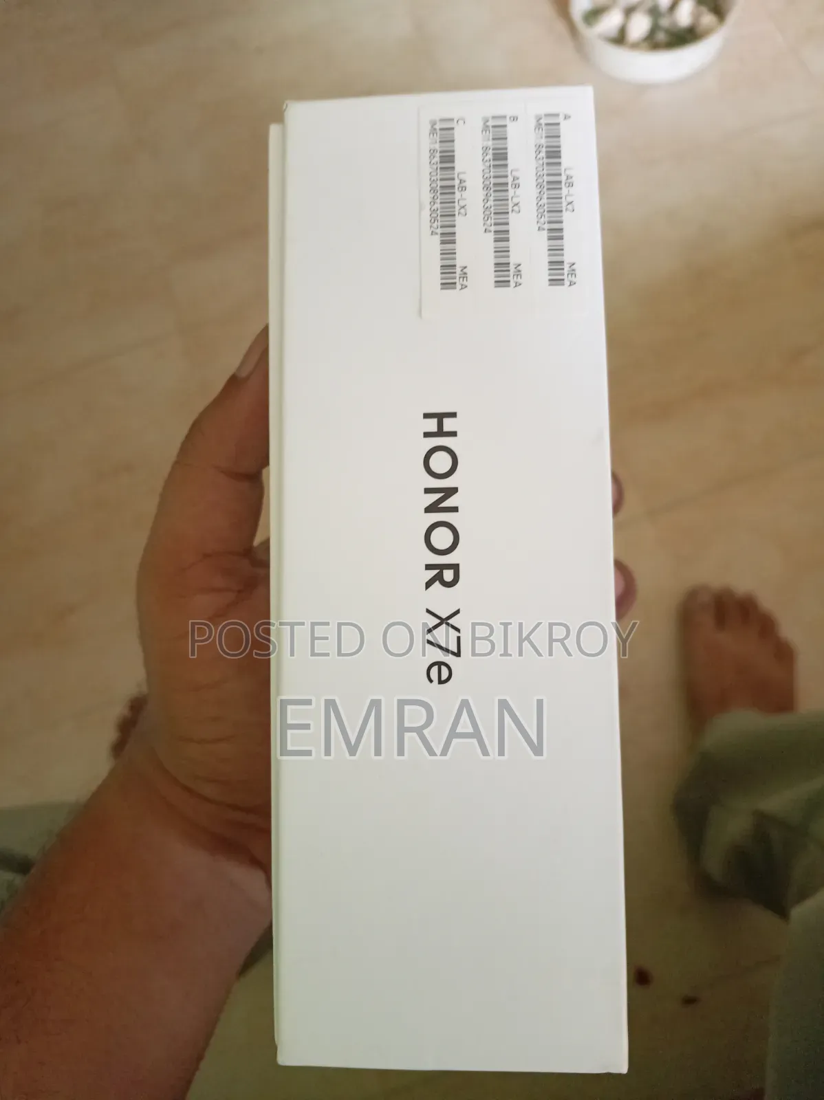 New Honor X7e 128 GB Rose Gold