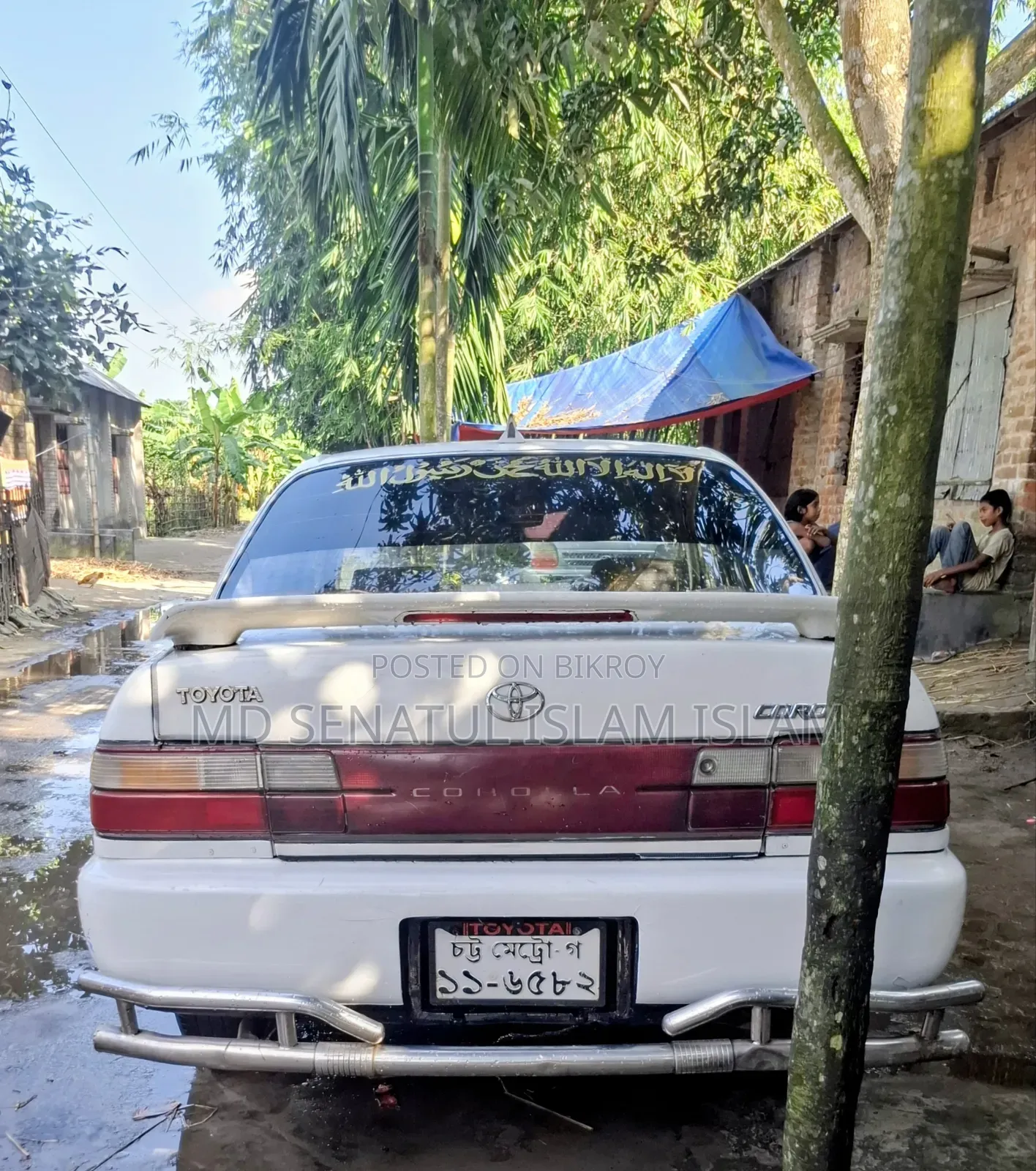 টয়োটা করোল্লা ১৯৯৭ সাদা
