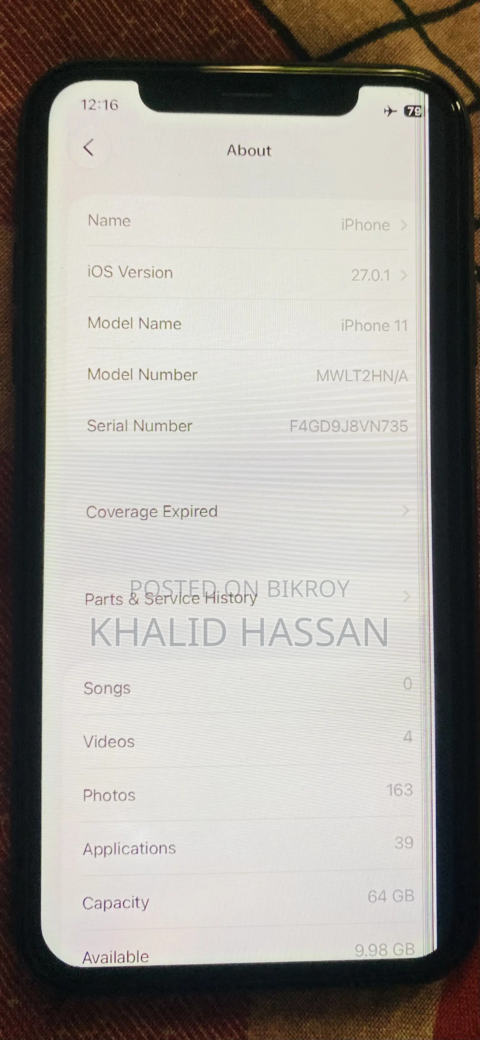 Apple iPhone 11 64 GB Black