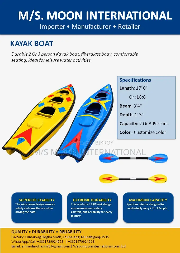 Kayaks Boat