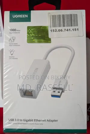🔥 UGREEN USB Gigabit Ethernet Adapter — 1000Mbps | Warranty Available