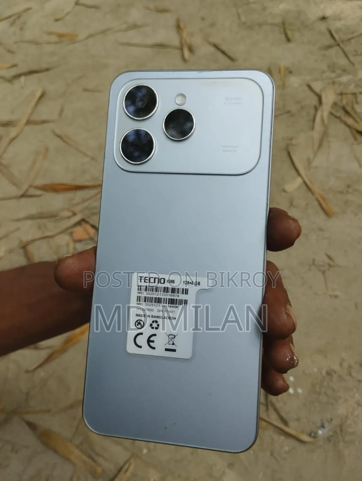 Tecno Spark 40 128 GB Silver