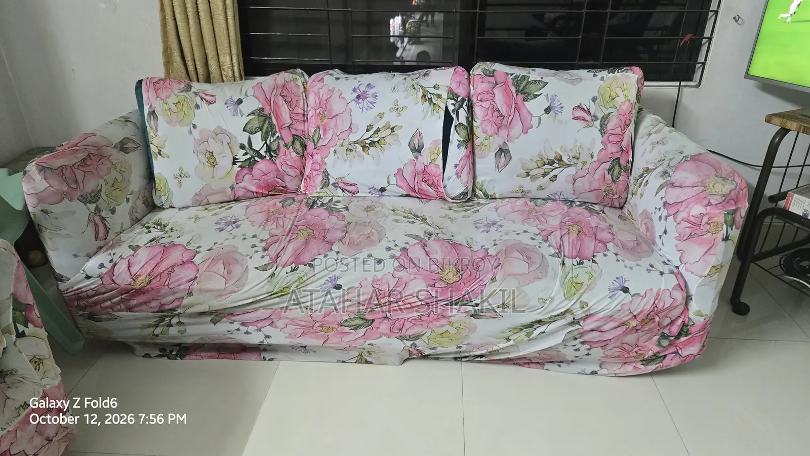 Beautiful Design 4-Seater (3+1) Sofa Set with 1 Ottoman