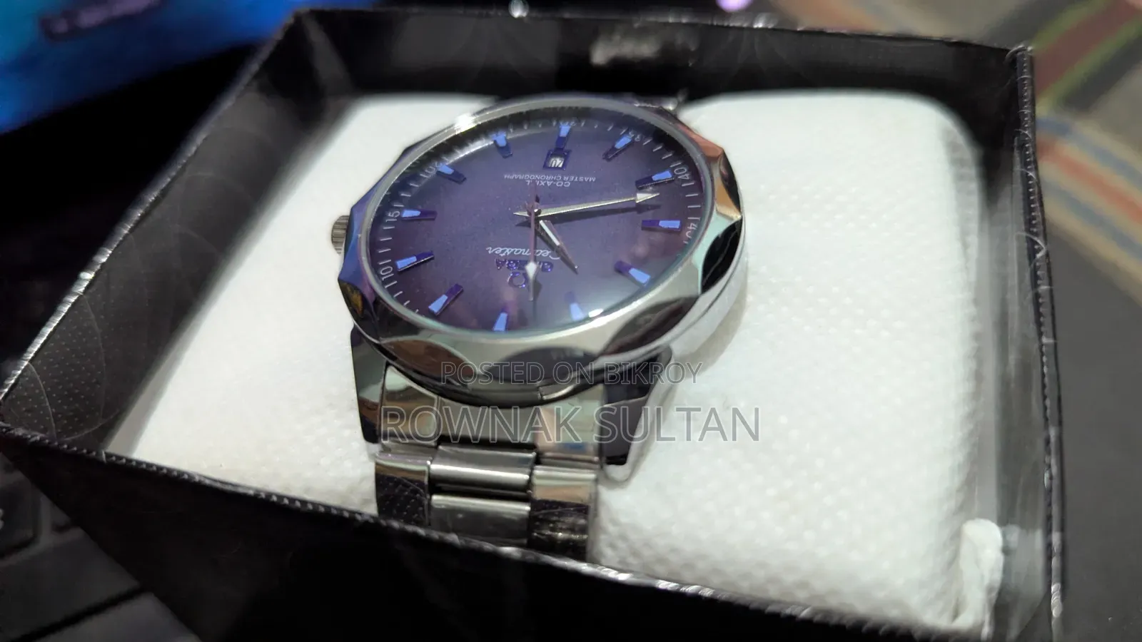 Unused OMEGA Seamaster Look Steel Watch Fully New Unused (Boxed)