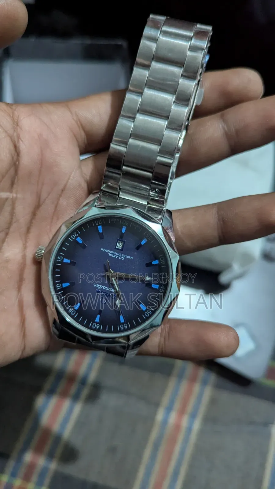 Unused OMEGA Seamaster Look Steel Watch Fully New Unused (Boxed)