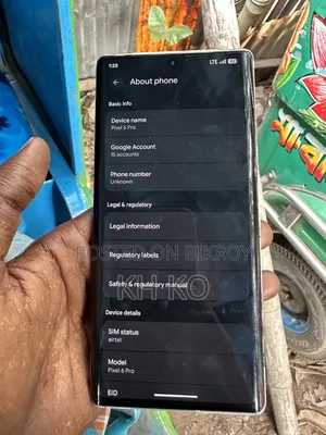 গুগল পিক্সেল ৬ প্রো ১২৮ জিবি হোয়াইট