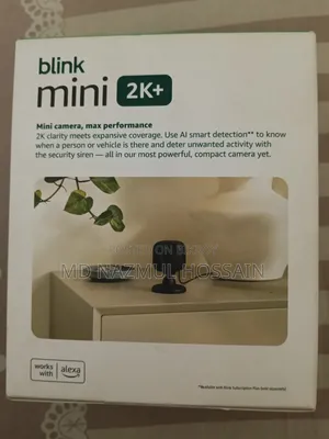 Blink Mini 2K Plug-in Indoor/Outdoor * Two Cameras