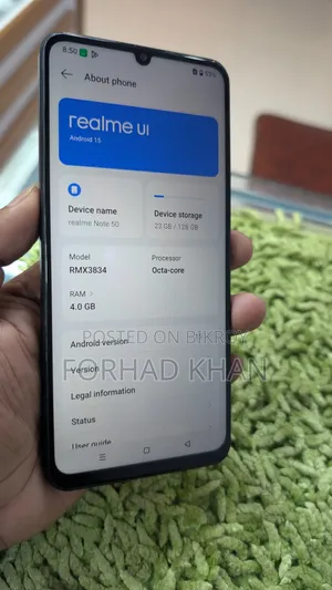 Realme Note 50 128 GB Black