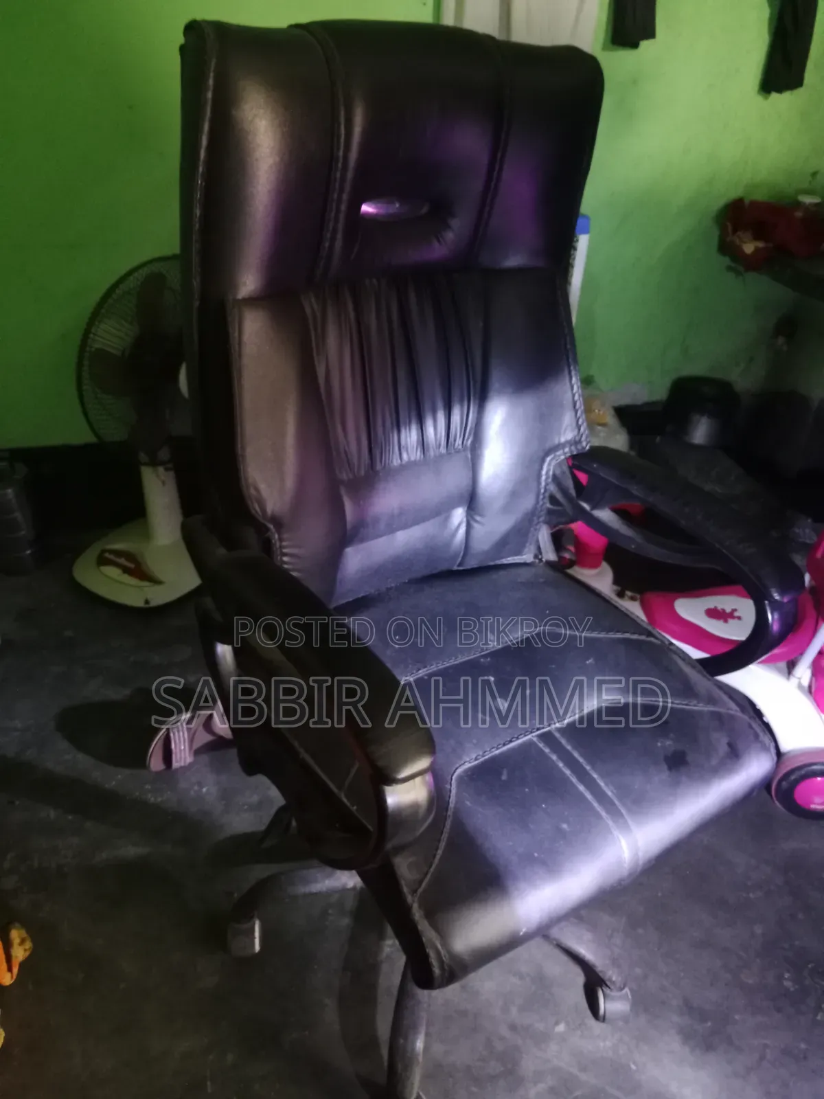 The chair will be sold