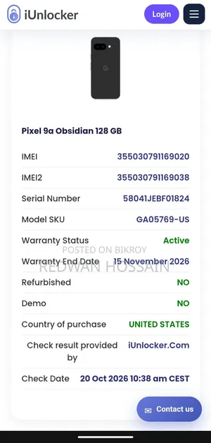 Google Pixel 9a 128 GB Black