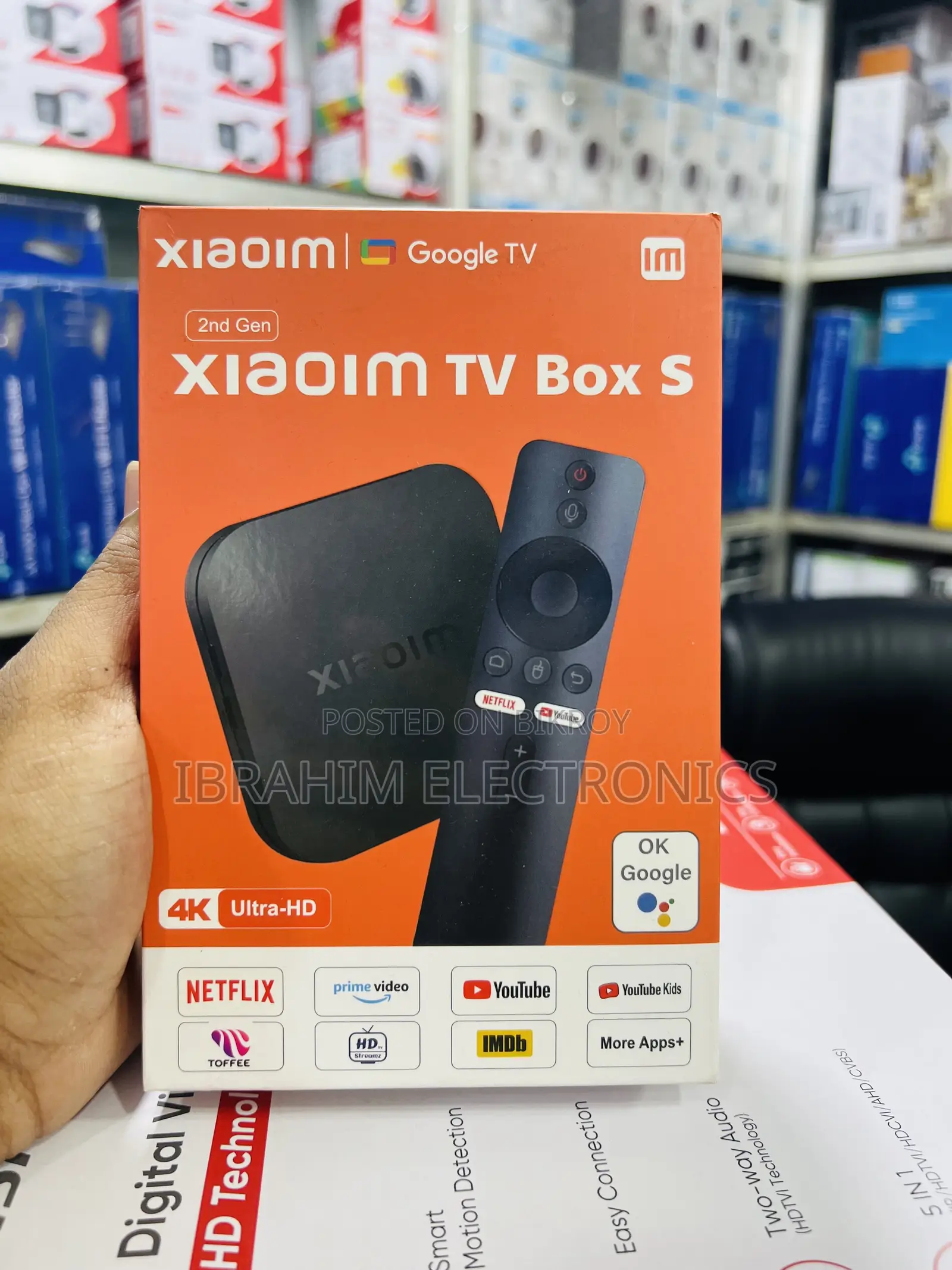 Xiaoim TV Box S (2nd Gen) 4K Ultra HD Google TV Box