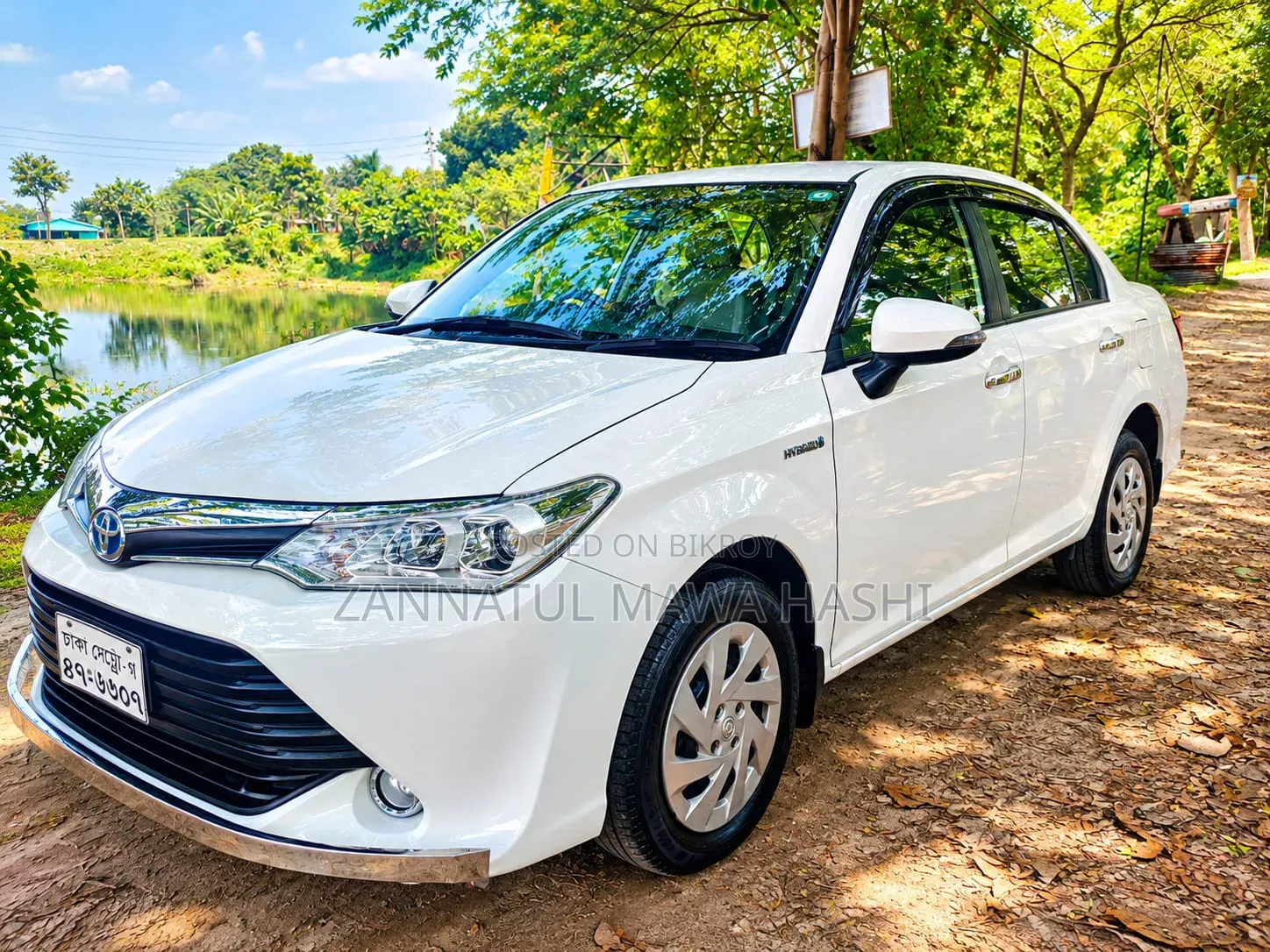 Toyota Axio 1.5 Hybrid 2WD 2016 White
