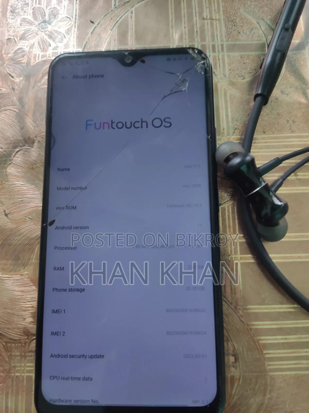 Vivo Y11 32 GB Blue