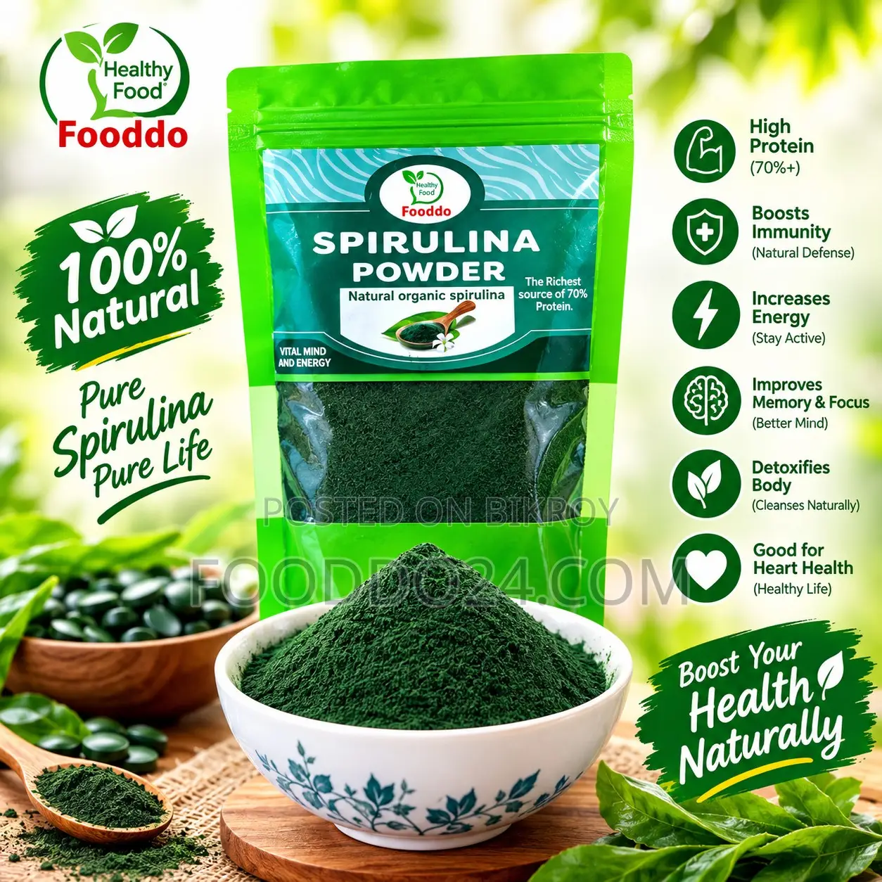 Organic Spirulina Powder