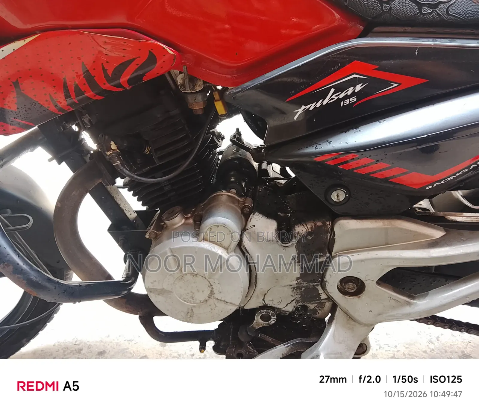 Bajaj Pulsar 135 LS 2015 Red