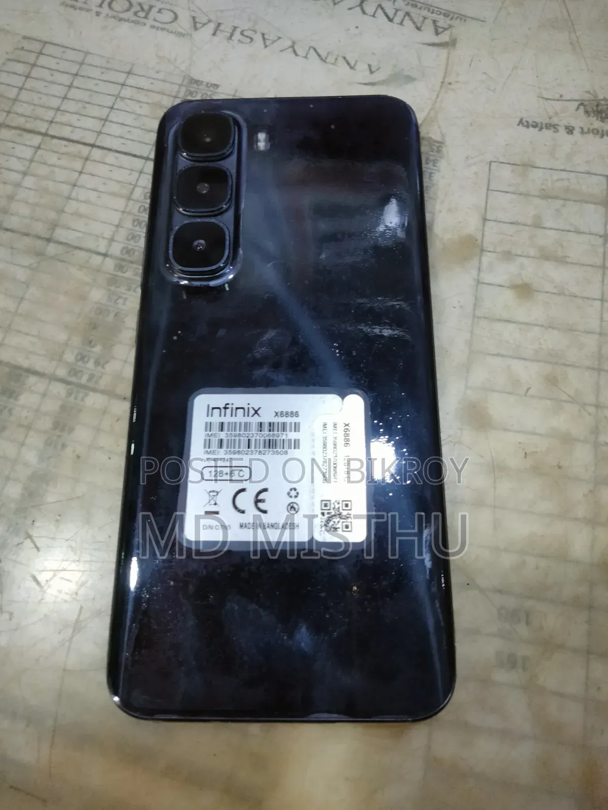 Infinix Hot 60 Pro+ 128 GB Black