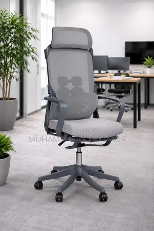 FLEX ERGO– Ash, Sleeping Mode Boss Chair – MID-FY-15-V3.