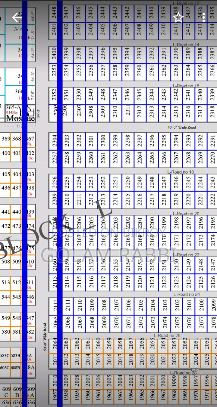 Land for Sale @ Basundhara Block L 4 Katha South