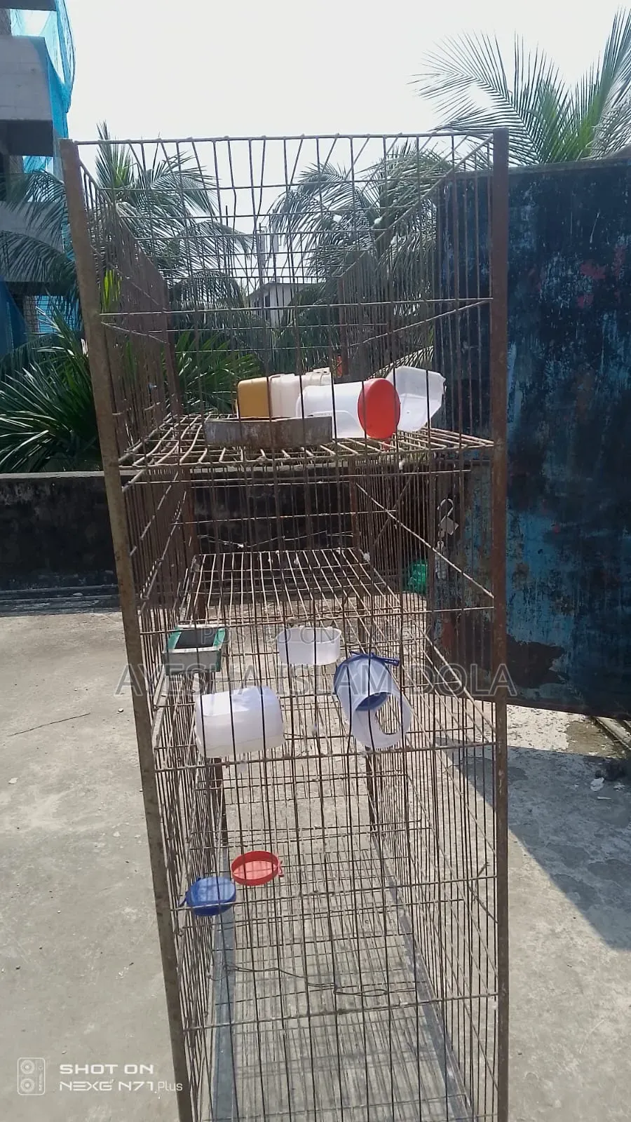 8-Compartment Pigeon Cage