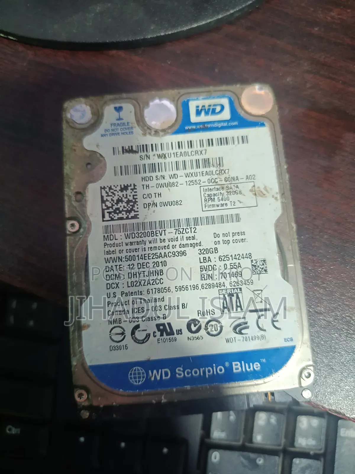 Dell HDD Wd3200