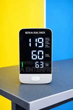 ERA Dual Check 2-in-1 Blood Glucose & Blood Pressure Monitor