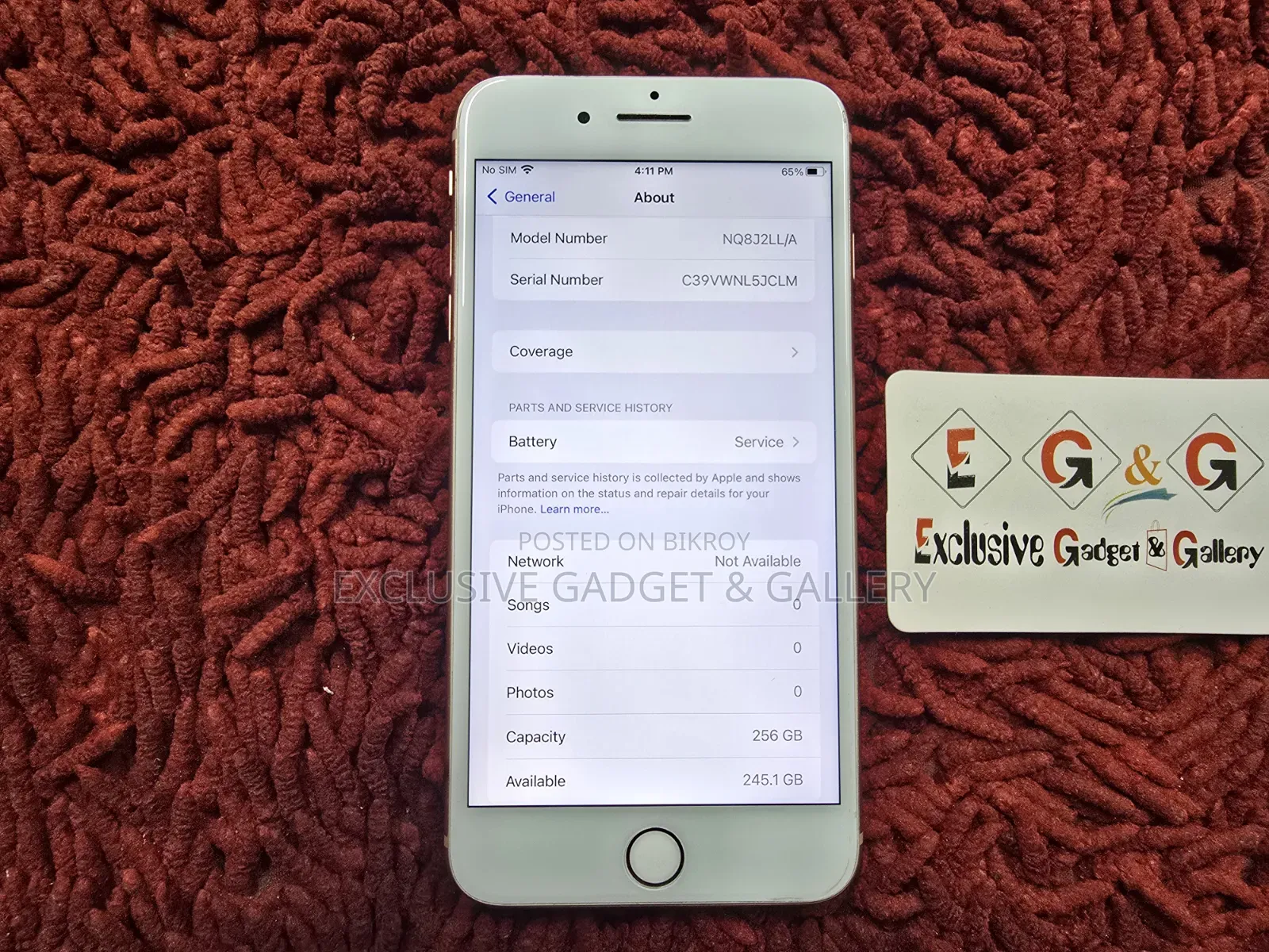 Apple iPhone 8 Plus 256 GB Rose Gold