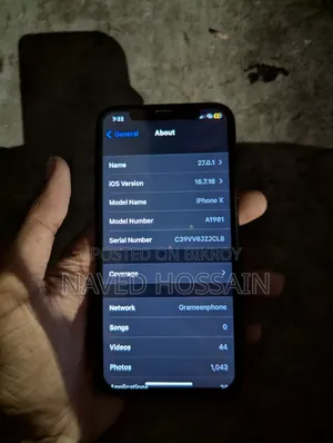 Apple iPhone X 256 GB Black