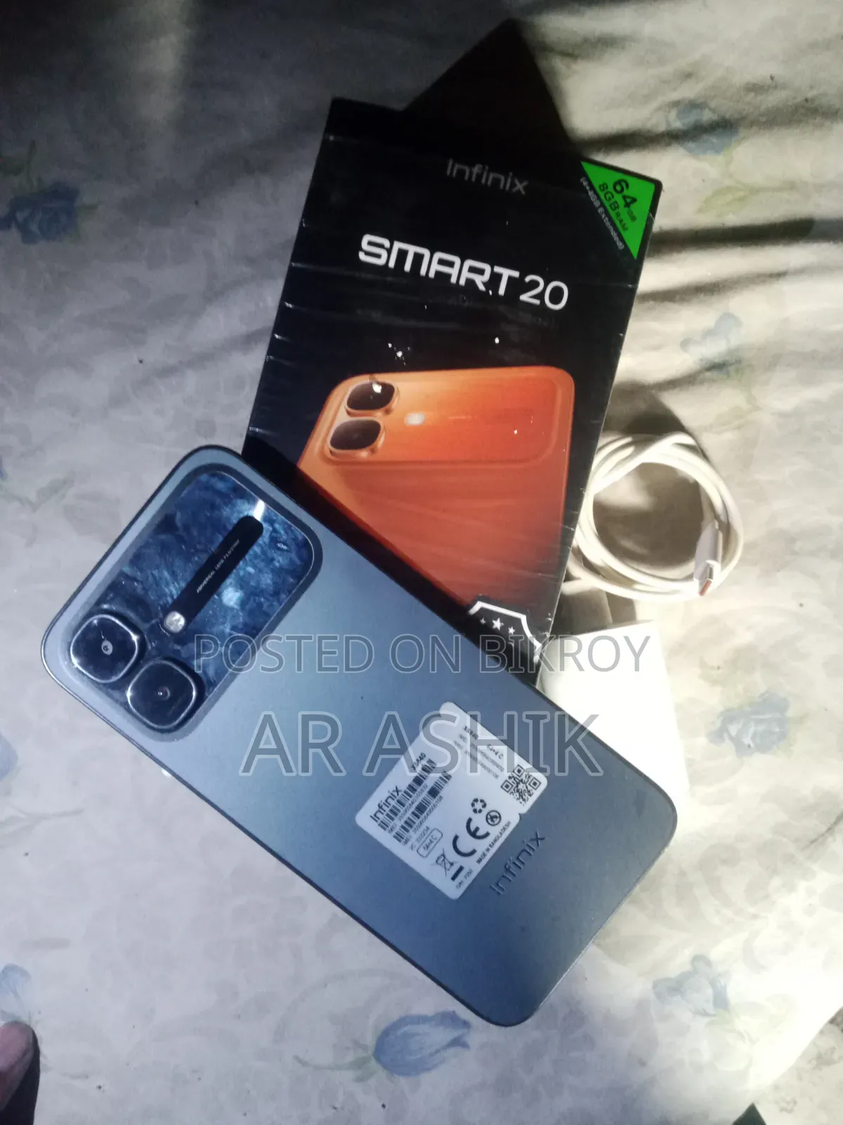 Infinix Smart 20 64 GB Black