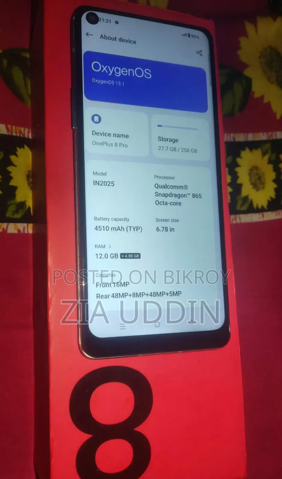 New OnePlus 8 Pro 256 GB Green
