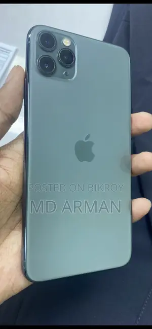 অ্যাপল আইফোন ১১ প্রো ম্যাক্স ৬৪ জিবি ব্ল্যাক