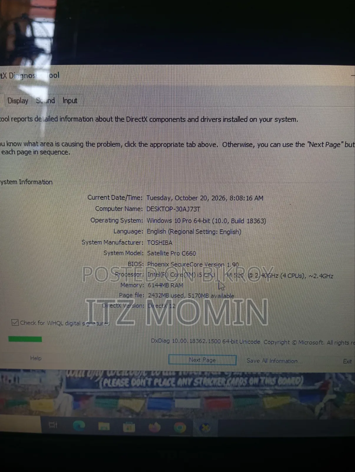 Laptop Advent 6GB Intel Core i3 HDD 512GB