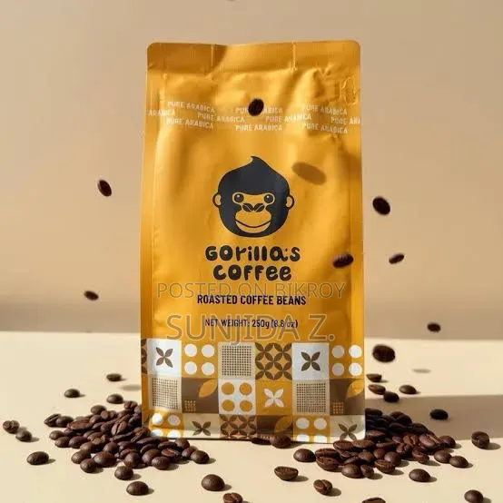 Premium Gorilla's Coffee Rwanda (100% Arabica Bourbon) - 250g Whole Beans