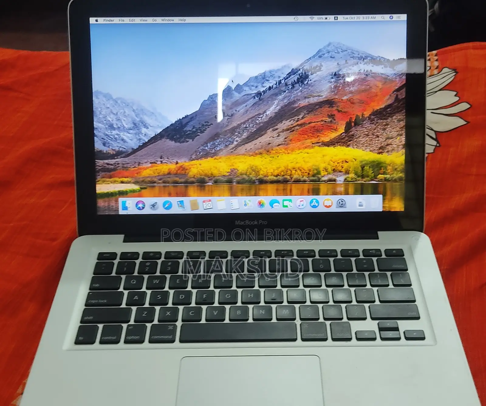 Laptop Apple MacBook 2012 8GB Intel Core i5 HDD 256GB