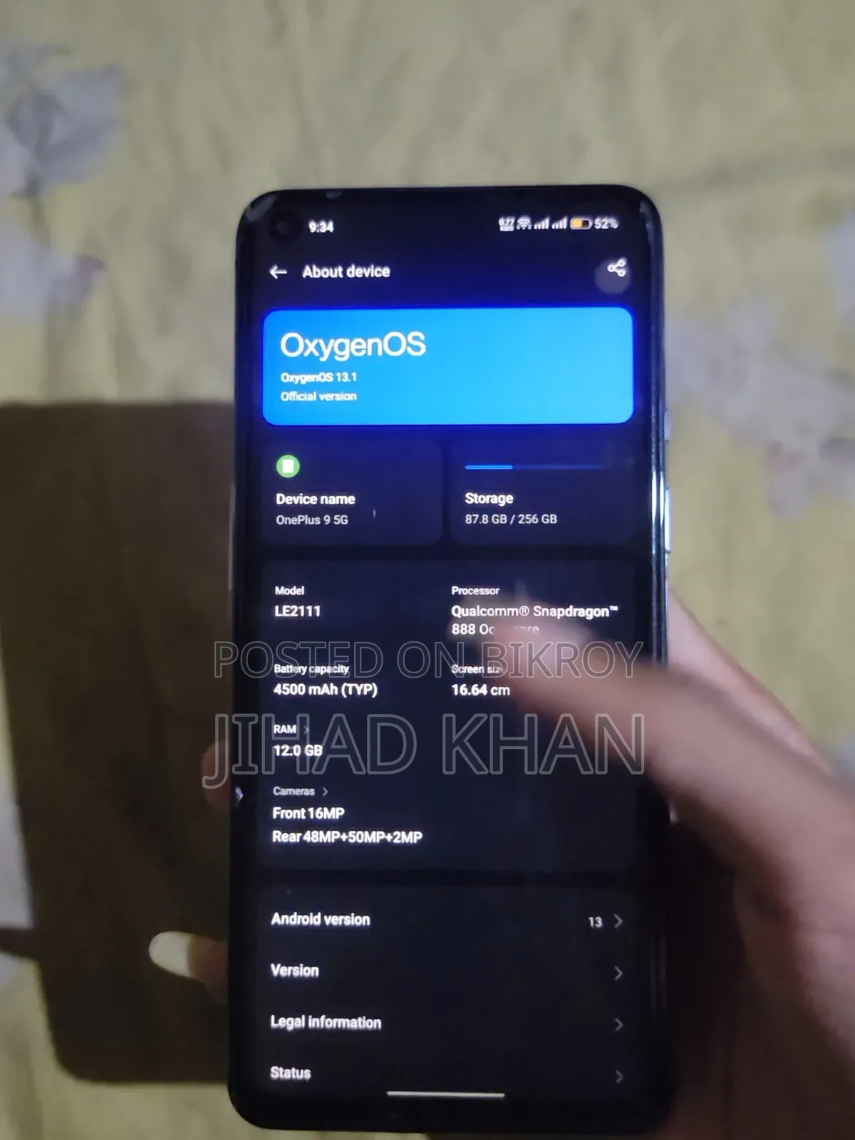 OnePlus 9 256 GB Purple