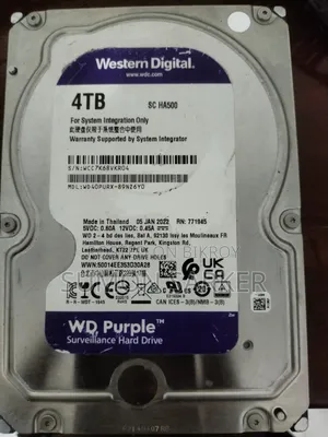Wd Purple Surveillance 4tb HDD