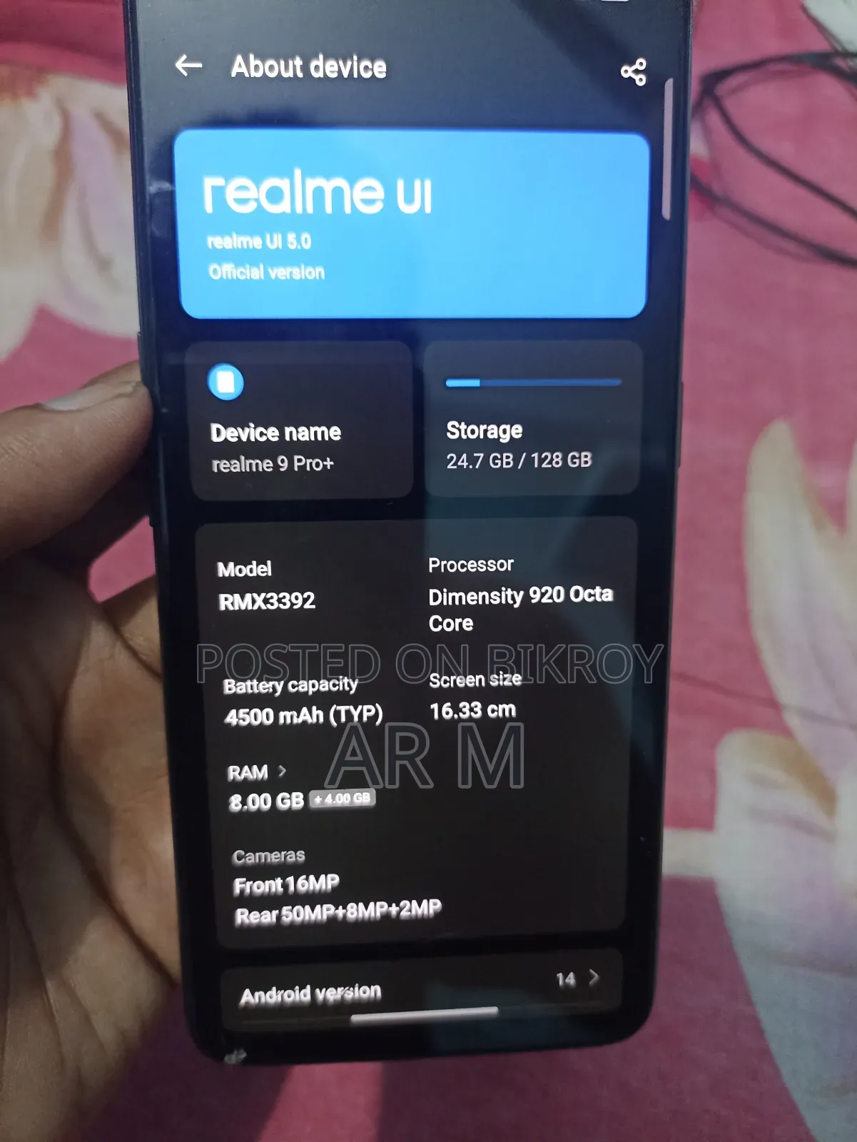 Realme 9 Pro+ 128 GB Blue