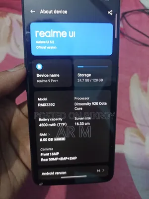 Realme 9 Pro+ 128 GB Blue