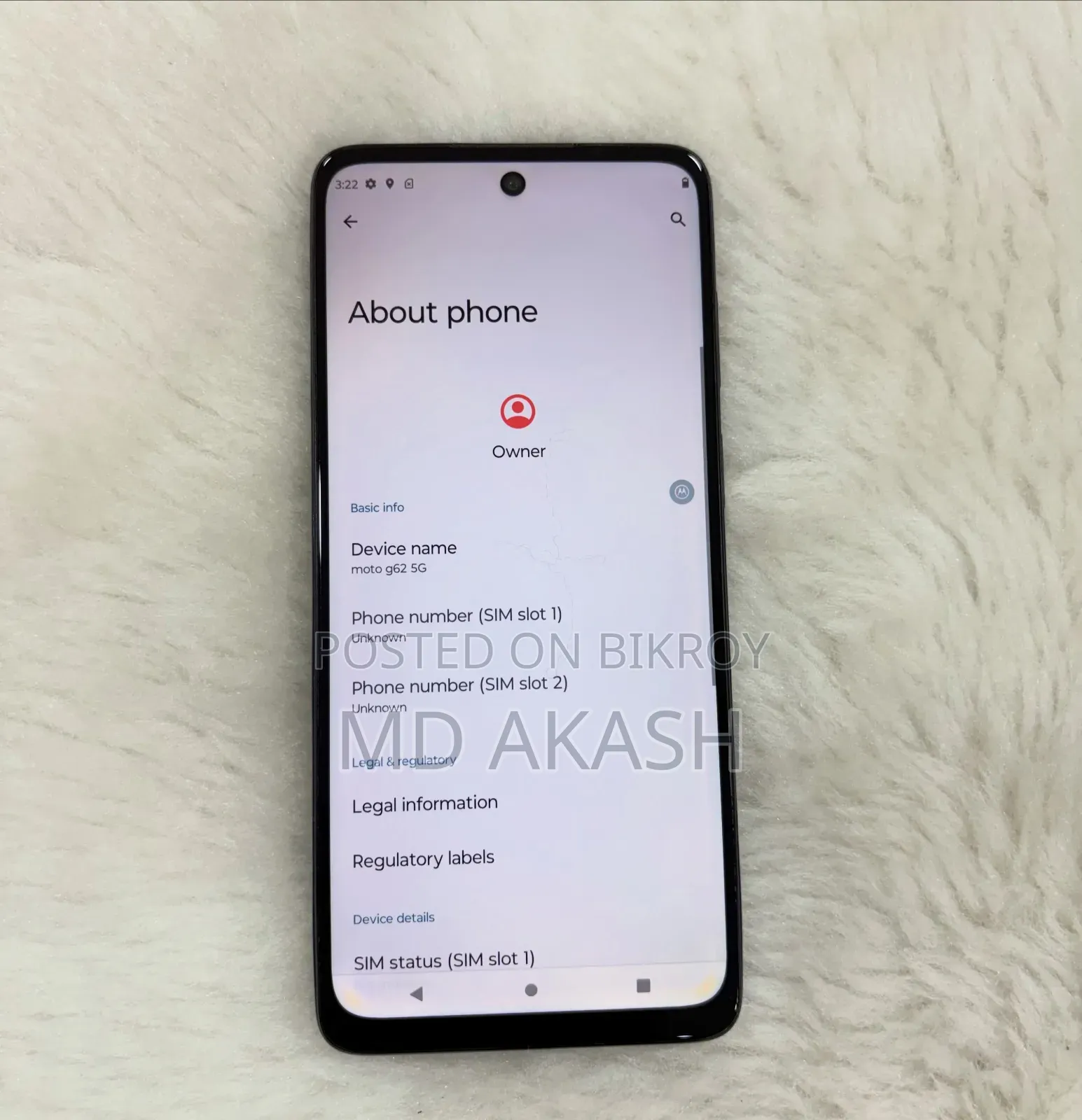 Motorola Moto G62 5G 128 GB Black