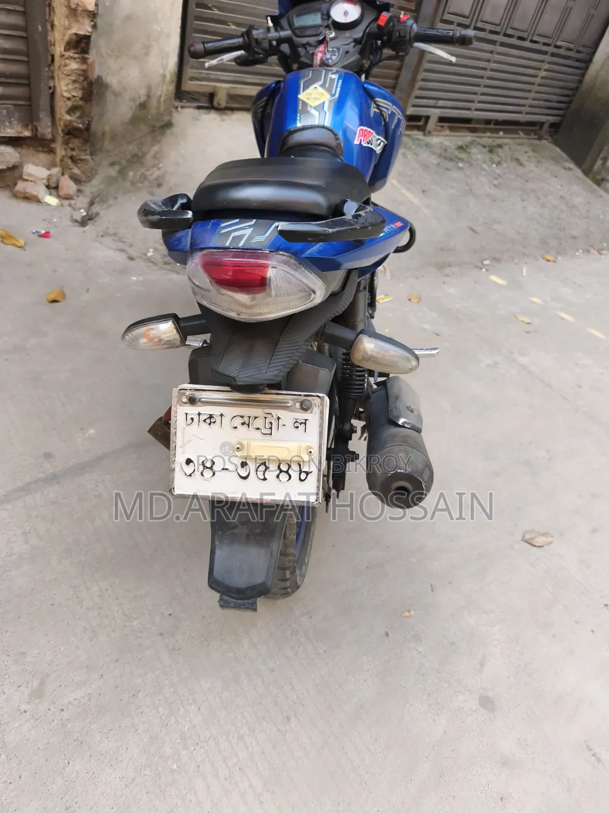 টিভিএস আপাচি আরটিআর ১৬০ টুভি ২০১৮ নীল