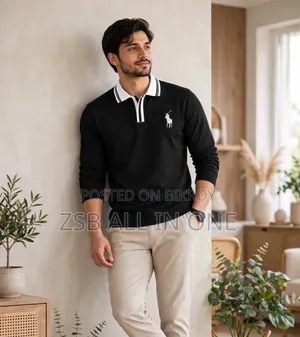 প্রিমিয়াম এমব্রয়ডারি ফুল স্লিভ পোলো শার্ট