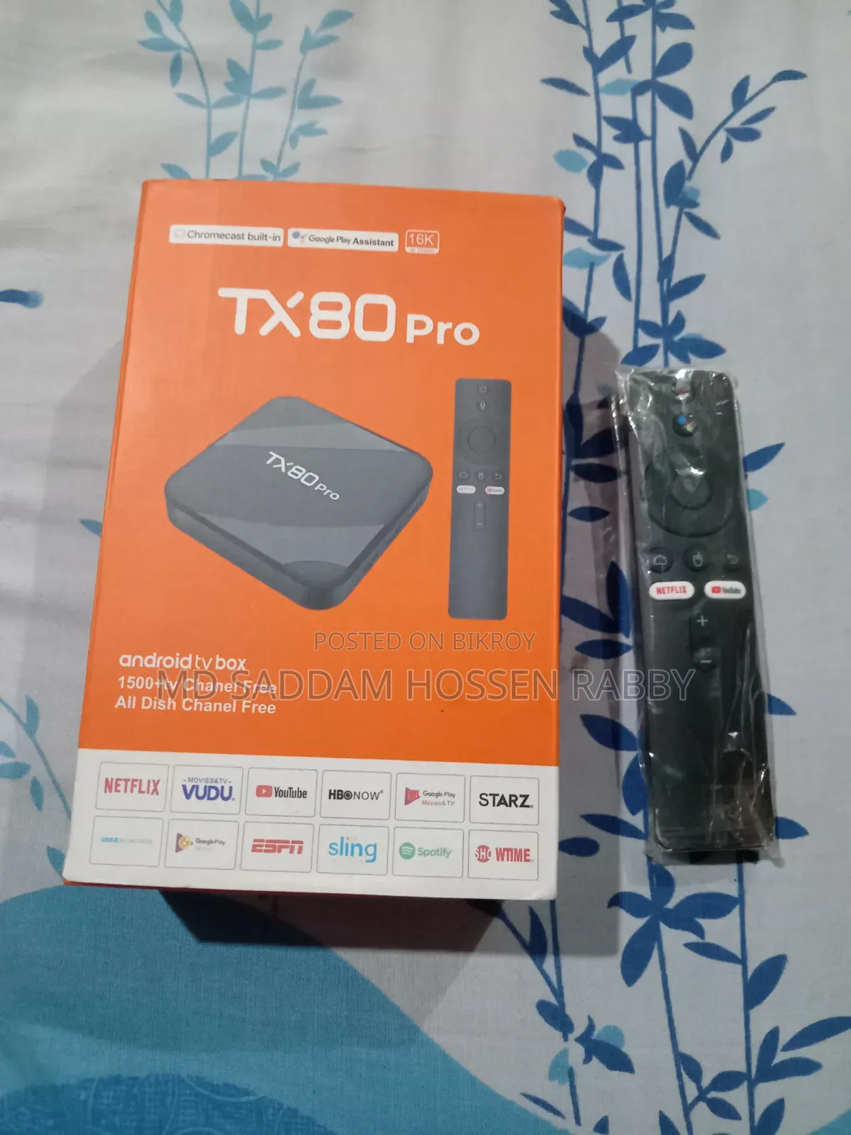 Smart TV Box Tx80 Pro