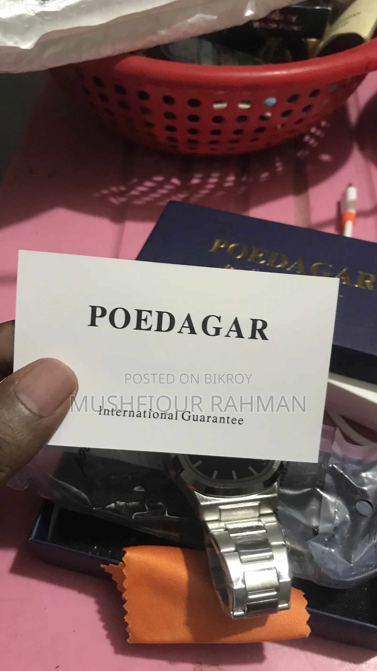 POEDAGAR Titanium Watch for Sale